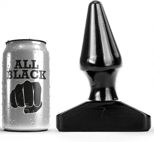 All Black Πρωκτική Σφήνα Μαύρη 16cm