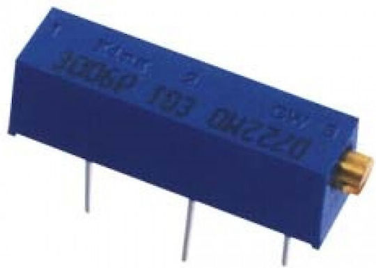 Potentiometer Trimmer Mehrgang-Potentiometer Horizontal 200kΩ 19x5mm 10Stück 01.009.0133
