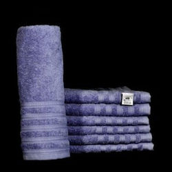 Decotelia Set of 12 Hotel Towels Face Light Blue