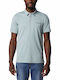 Nelson Point Polo Short Sleeve Blouse Turquoise