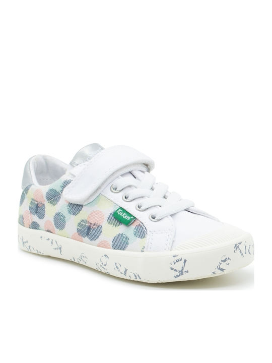 Gody Παιδικά Sneakers με Σκρατς Λευκά