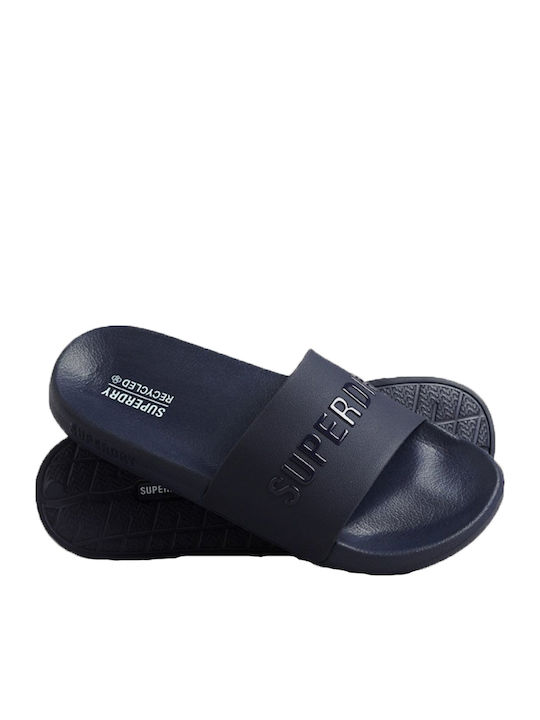 Superdry Ανδρικά Slides Μπλε