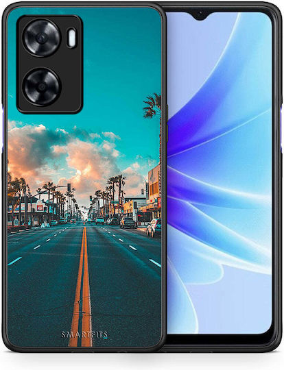 Smartfits Landscape City Back Cover din Plastic Albastru Deschis (OnePlus Nord N20 SE)