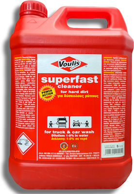 Voulis Αφρός Καθαρισμού για Αμάξωμα SuperFast 5lt