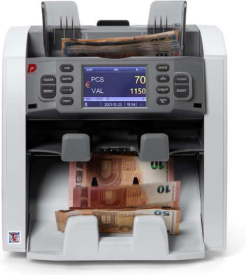 Double Power DP-8122 Money Counter with Mixed Counting Capability and Speed 1200 Banknotes per Minute 2-POCKET