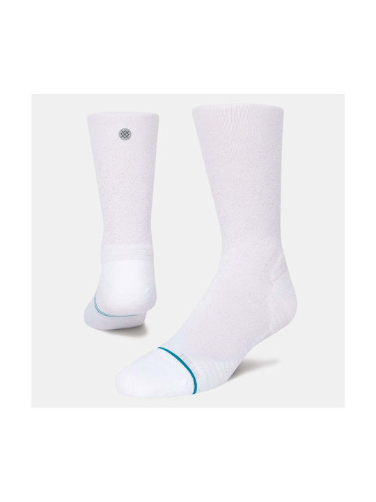 Stance Run Light Crew Laufsocken Weiß 1 Paar