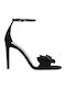 Fabric Sandals Black