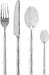 Secret de Gourmet 24-Piece Stainless Steel 18/10 Silver Cutlery Set
