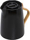 Stelton Emma Tea Κανάτα Θερμός Ανοξείδωτο 1lt Μαύρο