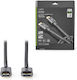 Nedis 233-2410 HDMI 2.1 Ultra High Speed 48Gbps 4K 120Hz HDR VRR Braided Cable HDMI Male - HDMI Male 3m Black