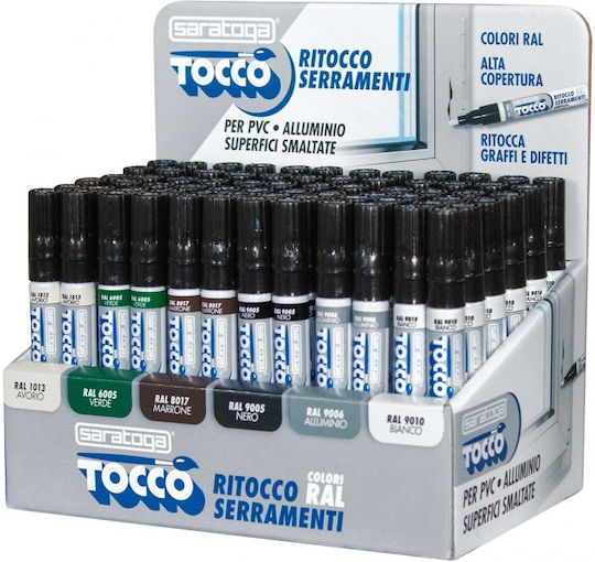 Saratoga Tocco RAL9006 Marker Gri Vopsele speciale pentru artizanat 10ml