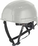 Milwaukee Construction Site Helmet Ventilated White 4932478141