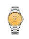 Curren Herrenuhr 42mm Batterie Silber