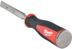 Milwaukee Σκαρπέλο με Ίσια Λάμα Φάρδους 12mm & Πλαστική Λαβή