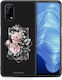 Smartfits Flower Frame Back Cover Πλαστικό Μαύρο (Realme 7 5G)