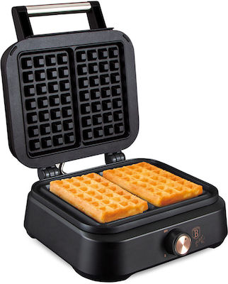 Berlinger Haus Waffle Maker 2 Portions in Rectangular Shape 780W