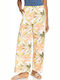 Avenue Women's High-waisted Fabric Trousers Floral