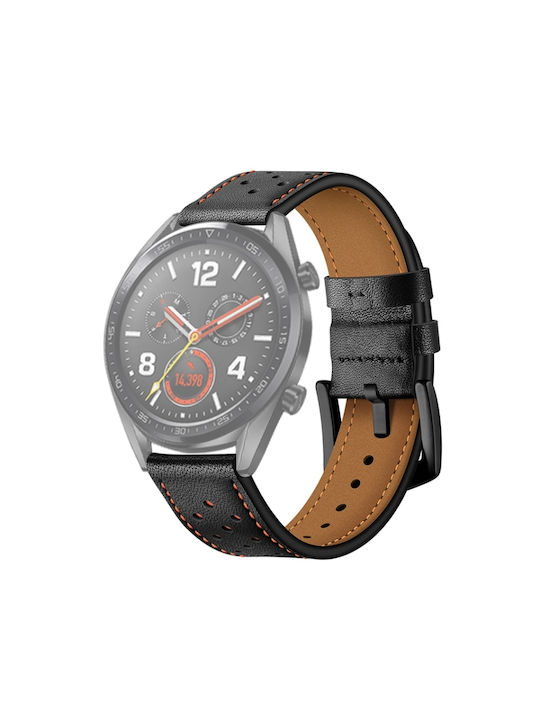 Hole Strap Leather Black (Mi Watch)