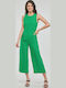 Γυναικεία Αμάνικη Ολόσωμη Φόρμα Bright Green