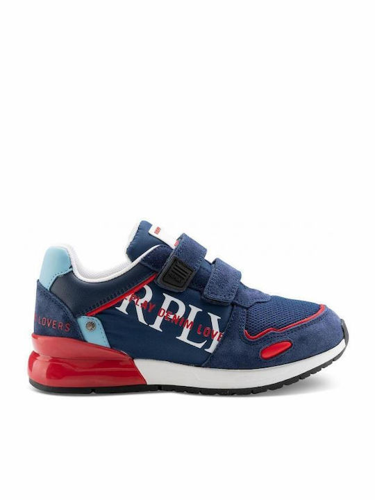 Παιδικά Sneakers με Σκρατς Μπλε