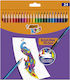 BIC KIds Evolution Illusion Erasable Set de creioane colorate 24buc Pachet de 1 ambalaje