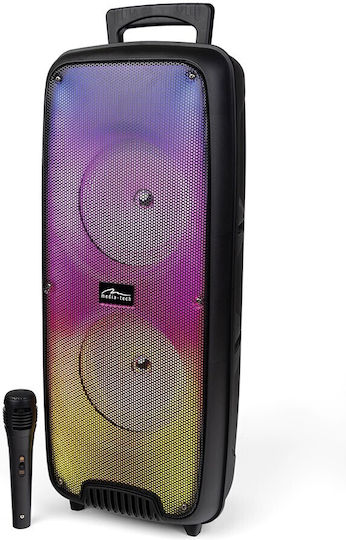 Media-Tech Boxă Karaoke cu Microfon Cu Fir și Efecte de Iluminare Flamezilla MT3178 Negru
