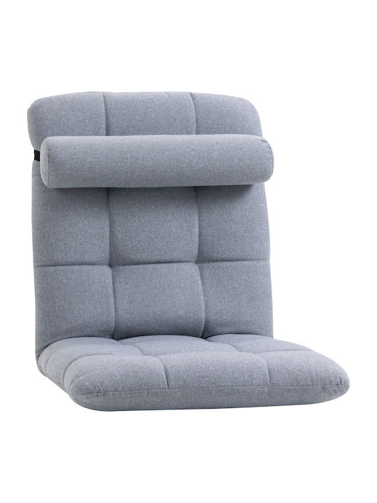 Bean Bag Chair Poof Gray 53x64x60cm