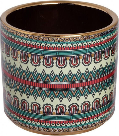 Etoile Ghiveci Ceramică Multicolor 11.5x11.5εκ.