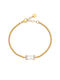 Excite-Fashion Bracelet Chain made of Steel Gold Plated