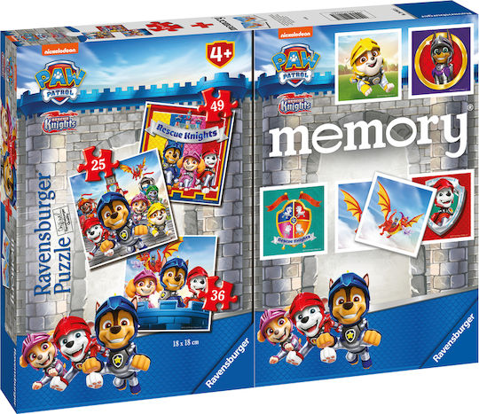Επιτραπέζιο Παιχνίδι Memory Paw Patrol 4+ Ετών (EN) Ravensburger