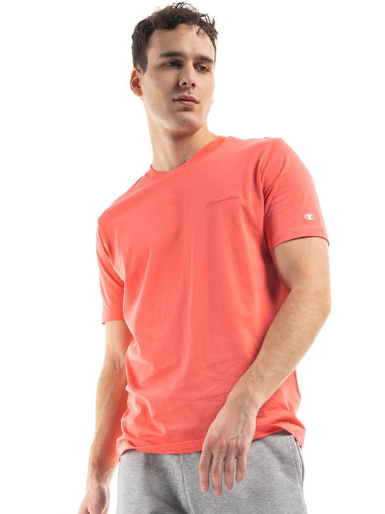 Champion Men's Short Sleeve T-shirt Coral