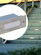 vidaXL Wandmontiertes Außen-Spotlight LED IP54 1W mit Warmweiß Licht 4.4x11.1x5.6εκ.
