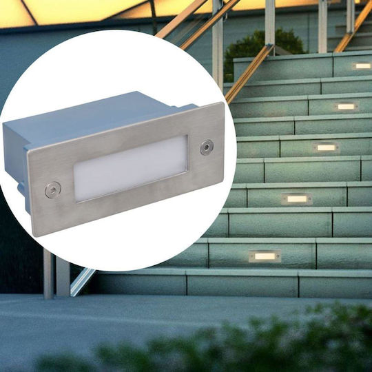vidaXL Επιτοίχιο Εξωτερικό Σποτ LED IP54 1W με Θερμό Λευκό Φως 4.4x11.1x5.6εκ.