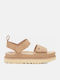 1136783 Women's Flat Sandals with Strap Flatforms Driftwood