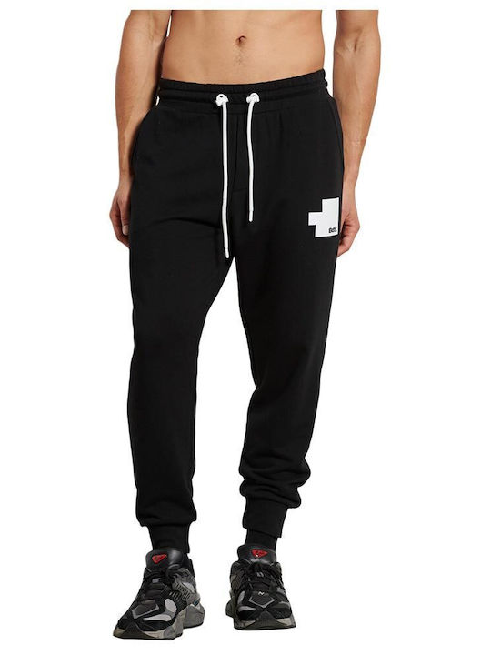 Παντελόνι Φόρμας με Λάστιχο Μαύρο