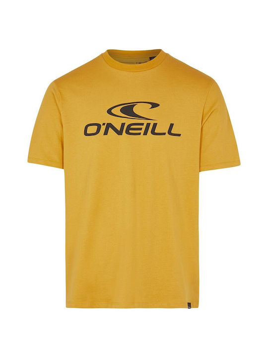 O'neill Ανδρικό T-shirt Κίτρινο με Στάμπα