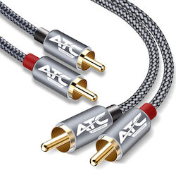 ATC 3m 2x RCA male Cable (02.008.0131) ATC 3m 2x RCA male Cable (02.008.0131)