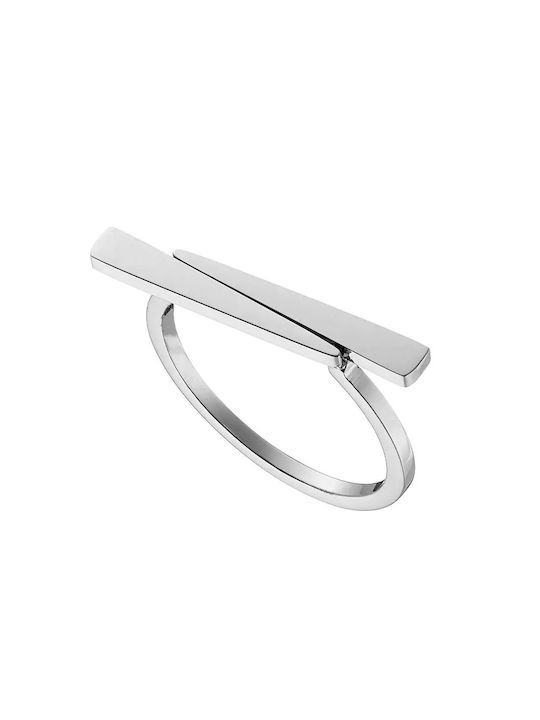 Oxzen Damen Ring aus Stahl Vergoldeter