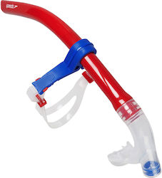 Speedo Centre Αναπνευστήρας Κόκκινος με Στόμιο Σιλικόνης