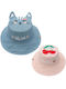 Flapjackkids Παιδικό Καπέλο Bucket Υφασμάτινο Cat / Cherry Πολύχρωμο