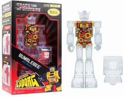 Super7 Transformers Super Cyborg: Bumblebee (Clear) Action Figure 28cm