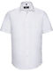 Russell Europe Ανδρικό Διαφημιστικό T-shirt Κοντομάνικο σε Λευκό Χρώμα