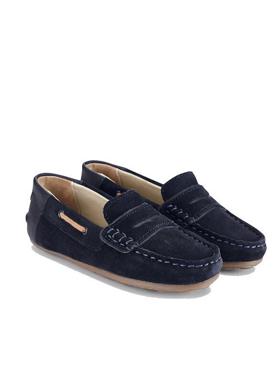 Suede Παιδικά Μοκασίνια Navy Μπλε