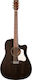 Art & Lutherie Полуакустичен Китара Americana Dreadnought CW Presys II Отрязана Черно / Бял