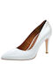 Divide Pointed Toe Heel White