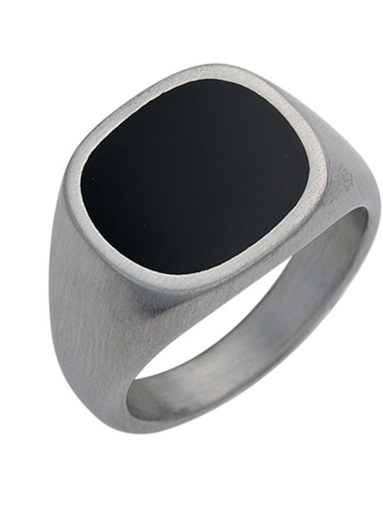 Season Time Ring made of Steel Gold Plated