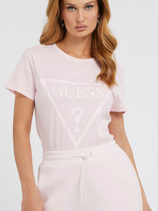 Guess Adele Damen T-Shirt Rose
