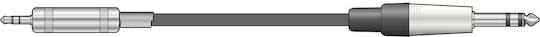 Chord Cable 6.3mm male - 3.5mm male 1.5m (190.012UK)
