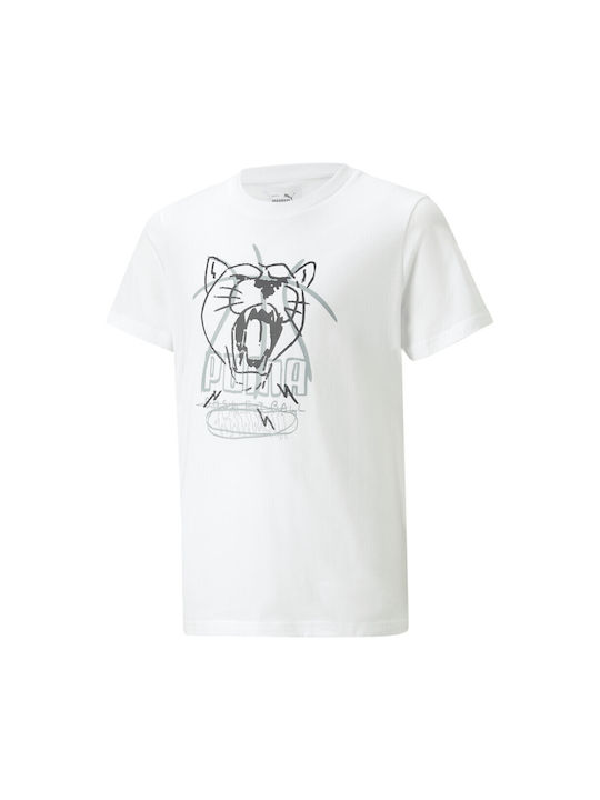Puma Kinder T-shirt Weiß