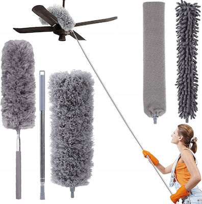 Feather Duster Microfiber Handle & Spare Part 1τμχ 280εκ.